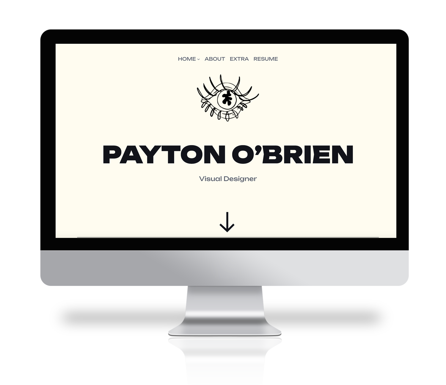 Screenshot of Payton O'Brien's Portfolio